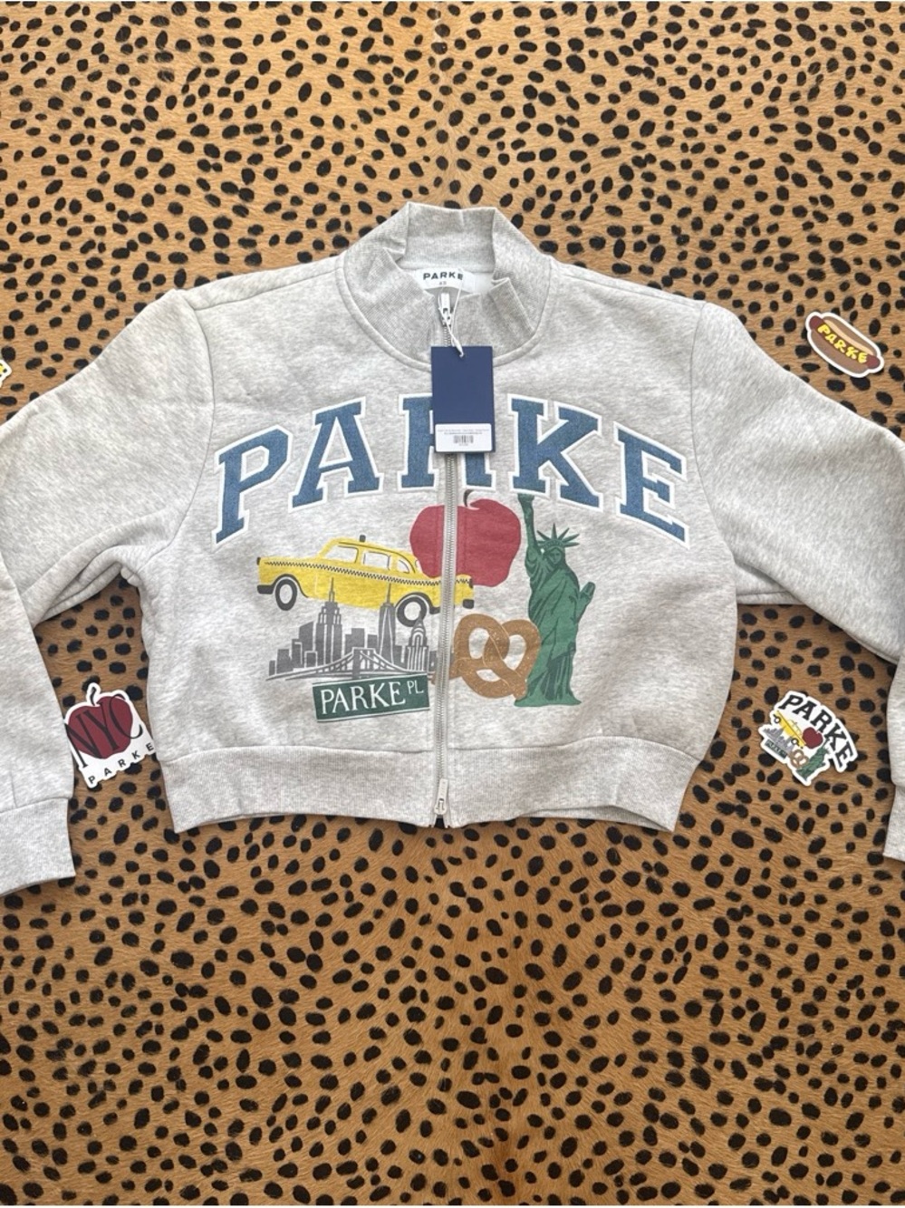 PARKE NYC Exclusive Zipup Mockneck